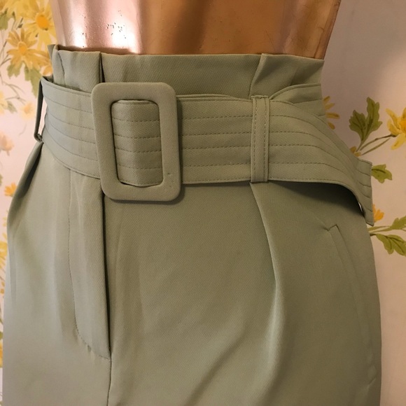 NWT High waist belted pocketed pants size M - Picture 3 of 12